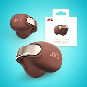 New JVC - Nearphones Open-Ear Headphones HA-NP1T - Maroon